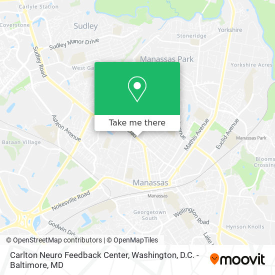 Carlton Neuro Feedback Center map