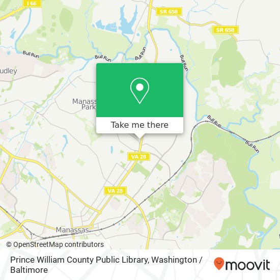 Prince William   County Public Library map