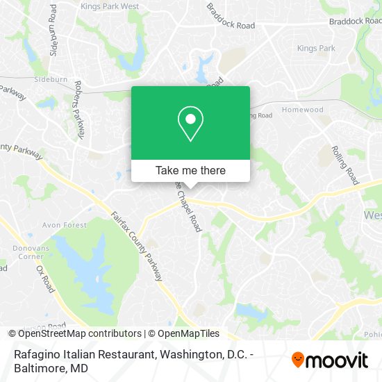 Rafagino Italian Restaurant map