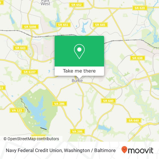 Navy Federal Credit Union map