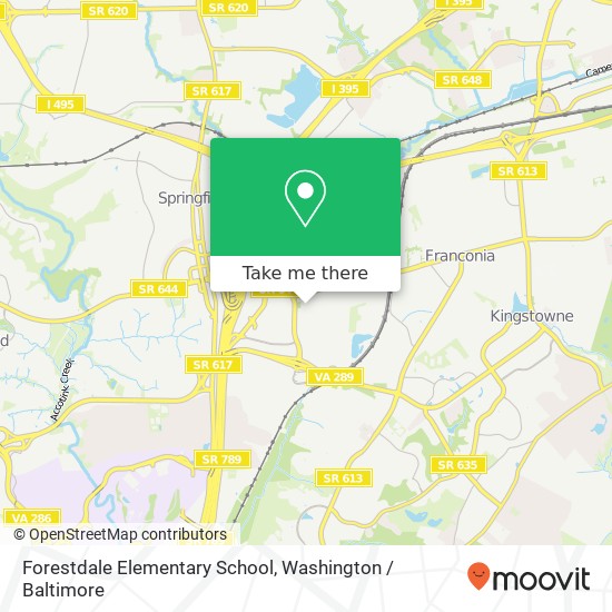 Mapa de Forestdale Elementary School