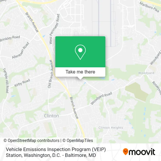 Vehicle Emissions Inspection Program (VEIP) Station map