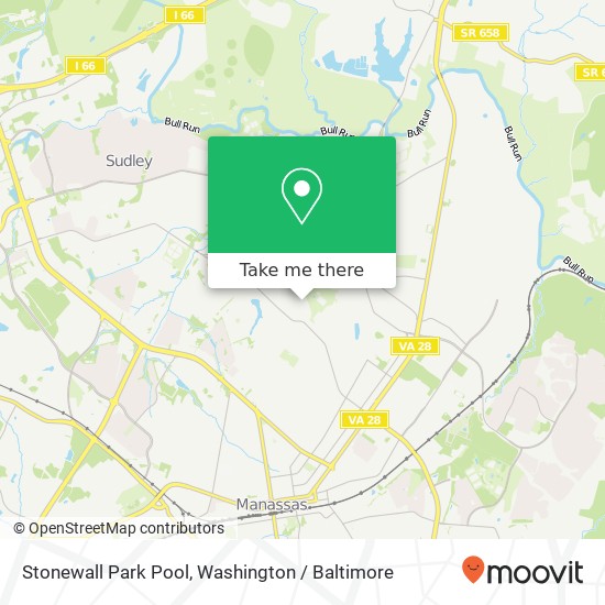 Mapa de Stonewall Park Pool