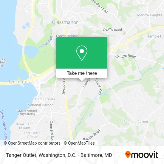 Tanger Outlet map