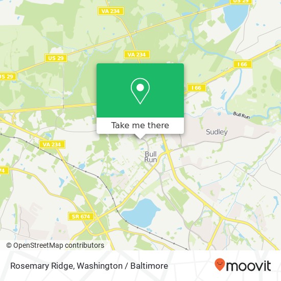 Mapa de Rosemary Ridge