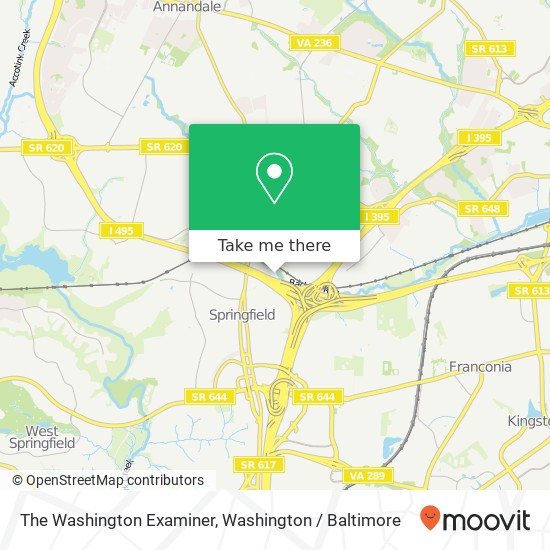 The Washington Examiner map