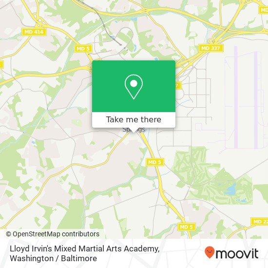 Lloyd Irvin's Mixed Martial Arts Academy map