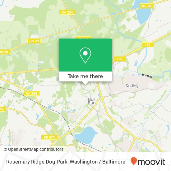 Rosemary Ridge Dog Park map