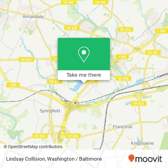 Mapa de Lindsay Collision