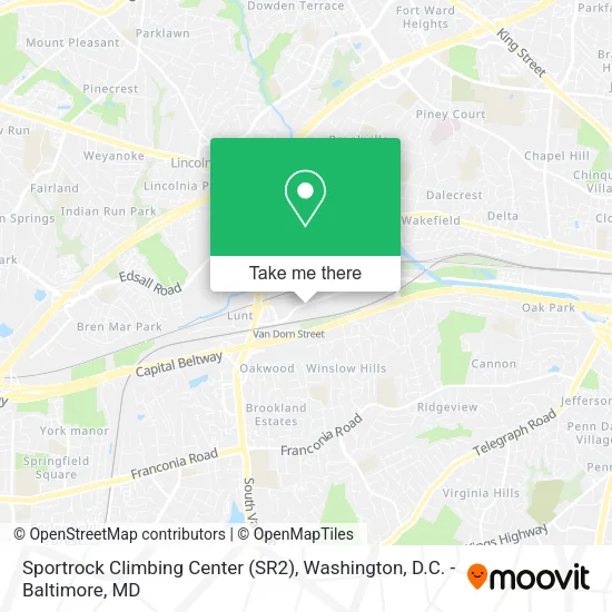 Sportrock Climbing Center (SR2) map
