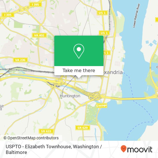 USPTO - Elizabeth Townhouse map