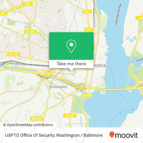USPTO Office Of Security map