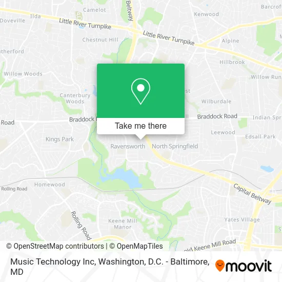 Music Technology Inc map