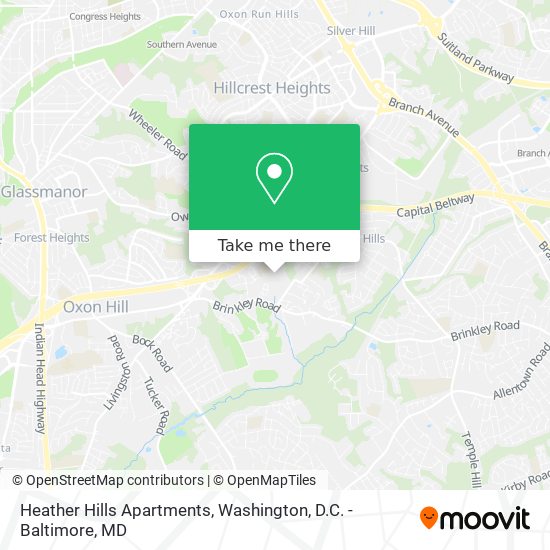 Heather Hills Apartments map