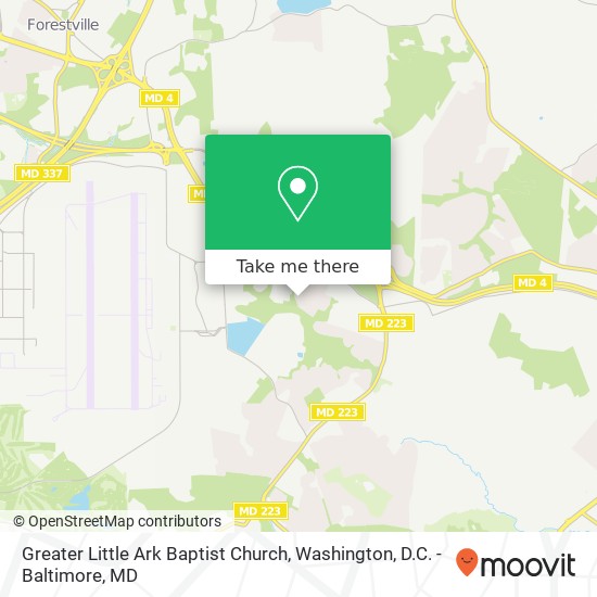 Greater Little Ark Baptist Church map