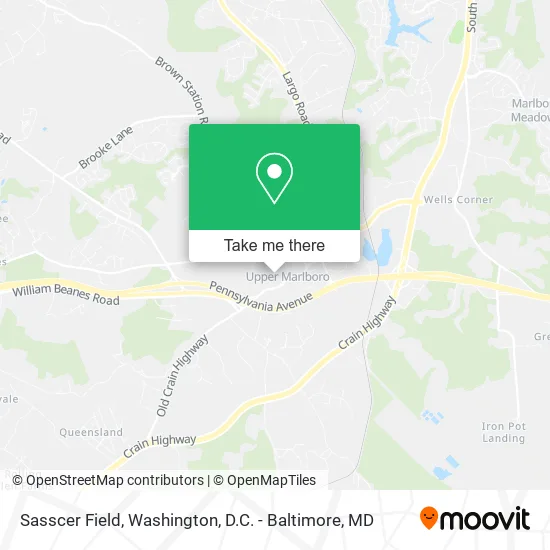 Mapa de Sasscer Field