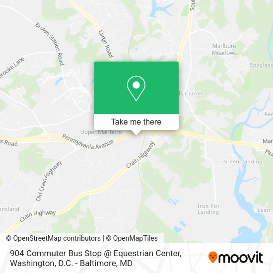 Mapa de 904 Commuter Bus Stop @ Equestrian Center
