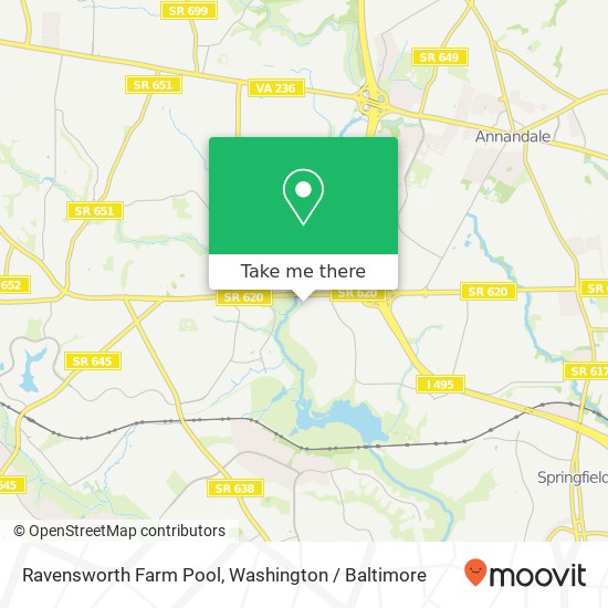 Ravensworth Farm Pool map