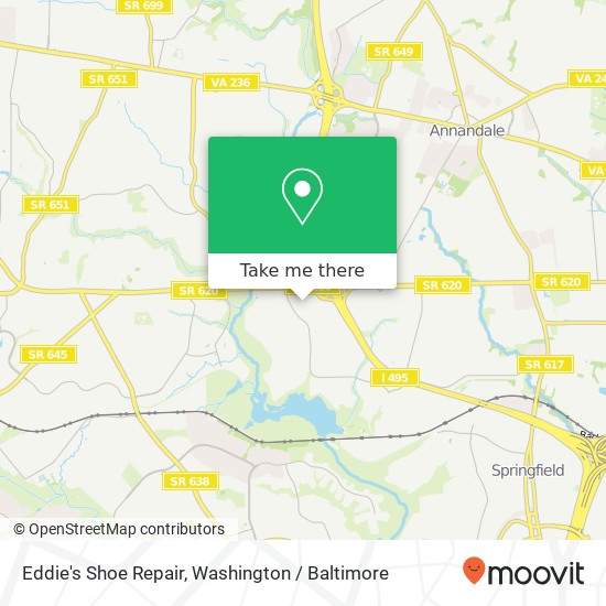Eddie's Shoe Repair map