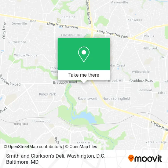 Mapa de Smith and Clarkson's Deli