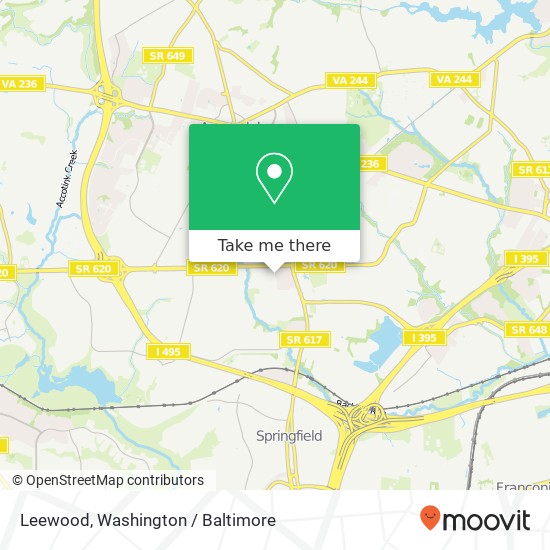 Mapa de Leewood