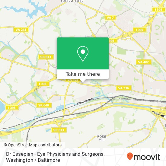 Mapa de Dr Essepian - Eye Physicians and Surgeons