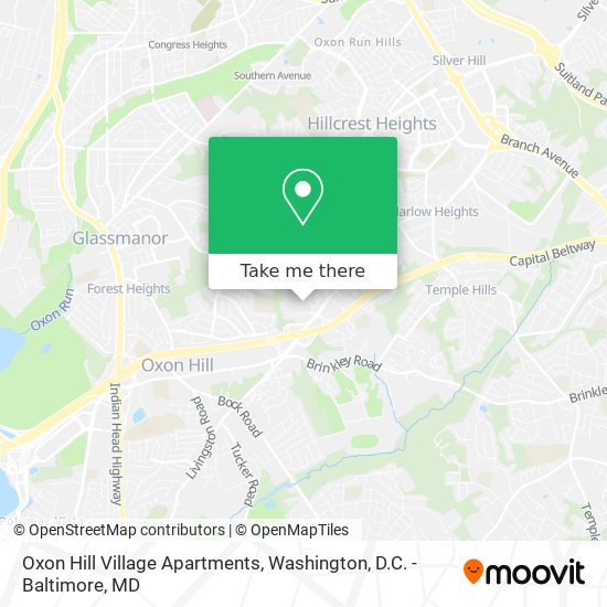Oxon Hill Village Apartments map