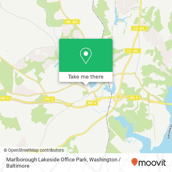 Mapa de Marlborough Lakeside Office Park