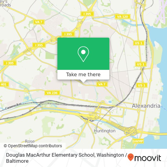 Mapa de Douglas MacArthur Elementary School