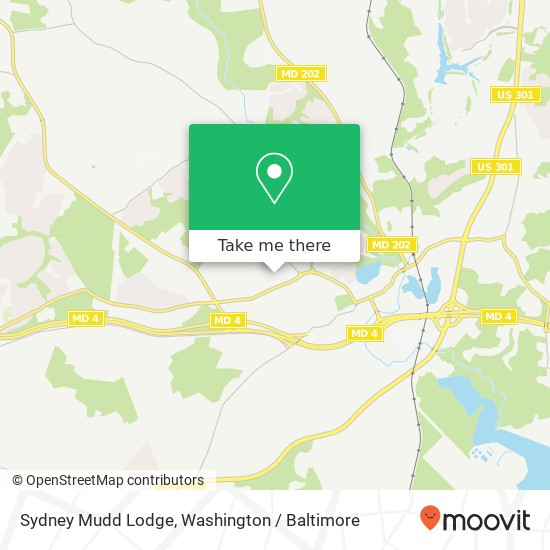 Sydney Mudd Lodge map