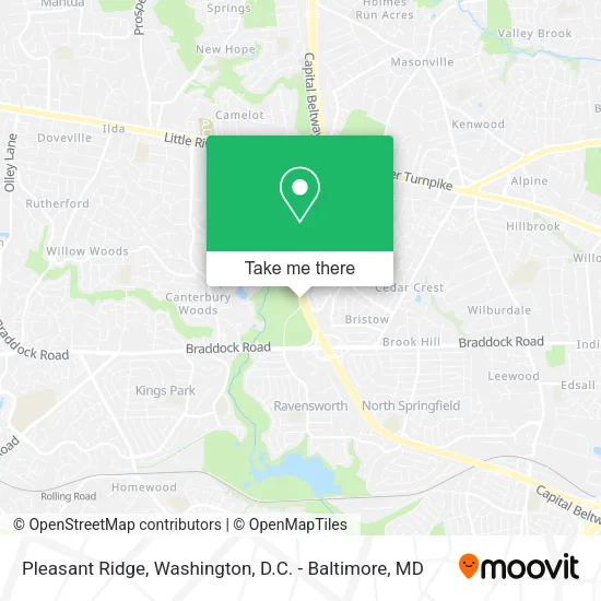 Mapa de Pleasant Ridge