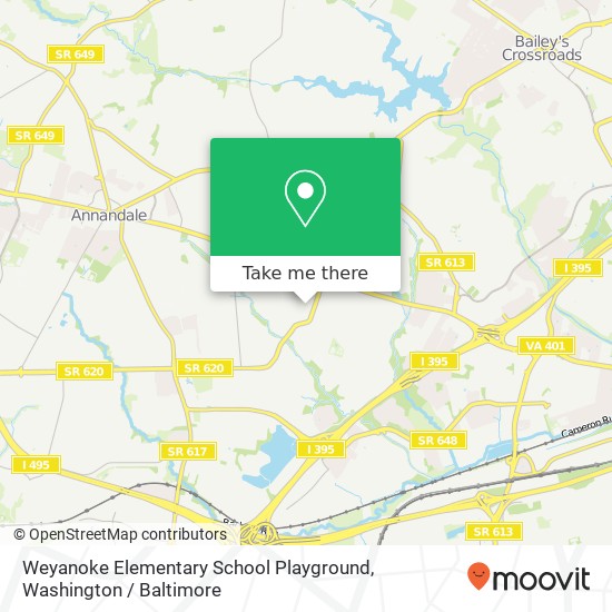 Mapa de Weyanoke Elementary School Playground