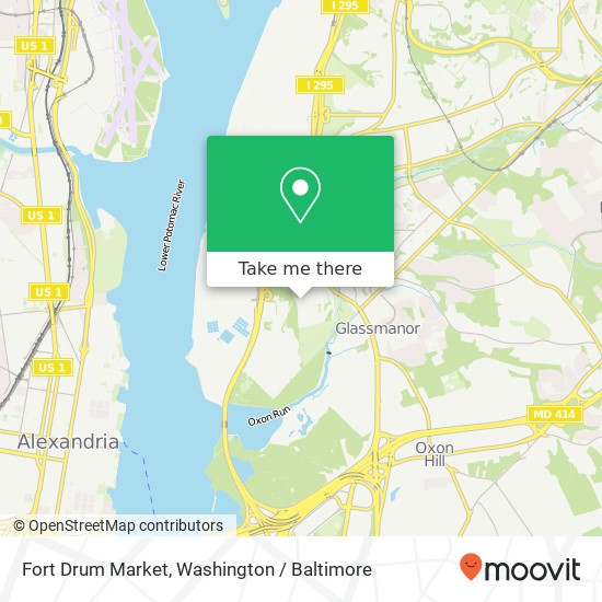 Fort Drum Market map