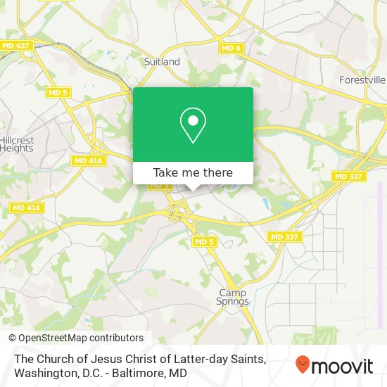 The Church of Jesus Christ of Latter-day Saints map