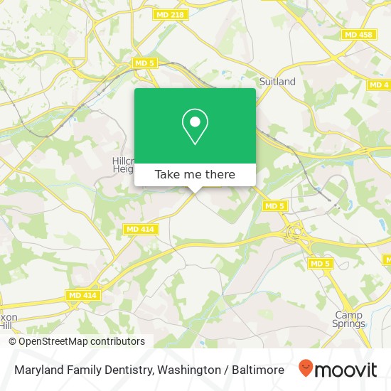 Maryland Family Dentistry map