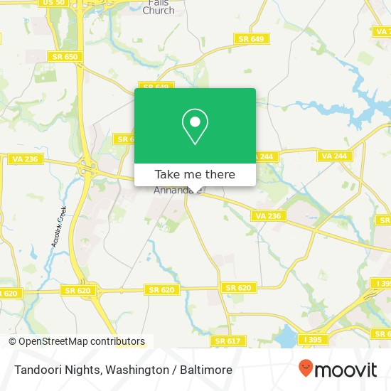 Tandoori Nights map