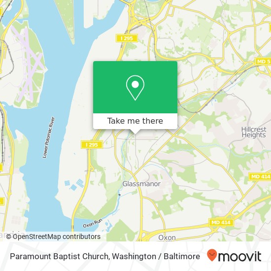 Mapa de Paramount Baptist Church