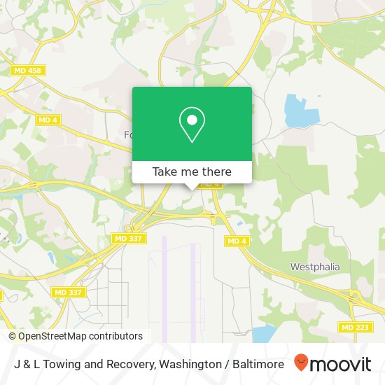 Mapa de J & L Towing and Recovery