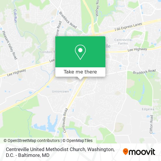 Mapa de Centreville United Methodist Church