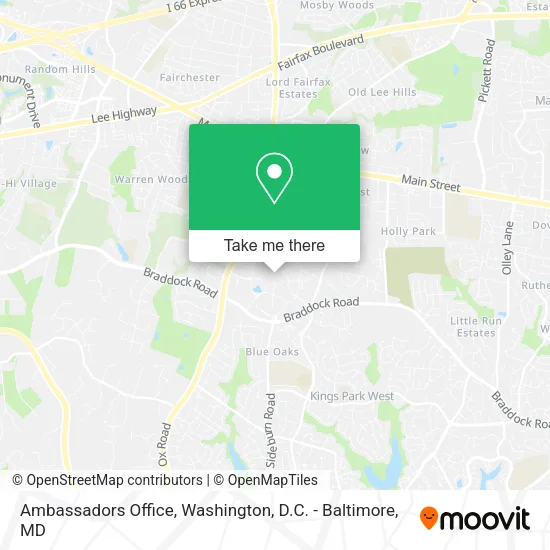 Mapa de Ambassadors Office