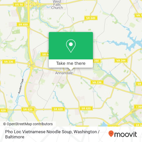 Mapa de Pho Loc Vietnamese Noodle Soup