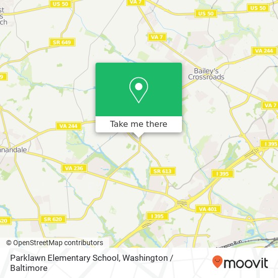 Mapa de Parklawn Elementary School