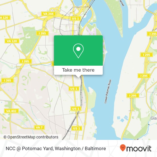 NCC @ Potomac Yard map