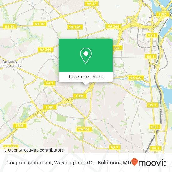 Mapa de Guapo's Restaurant