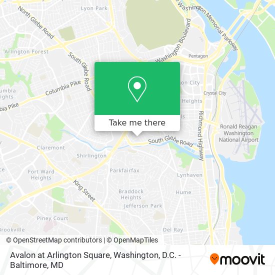 Avalon at Arlington Square map