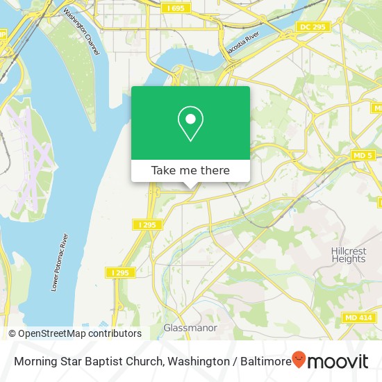 Morning Star Baptist Church map