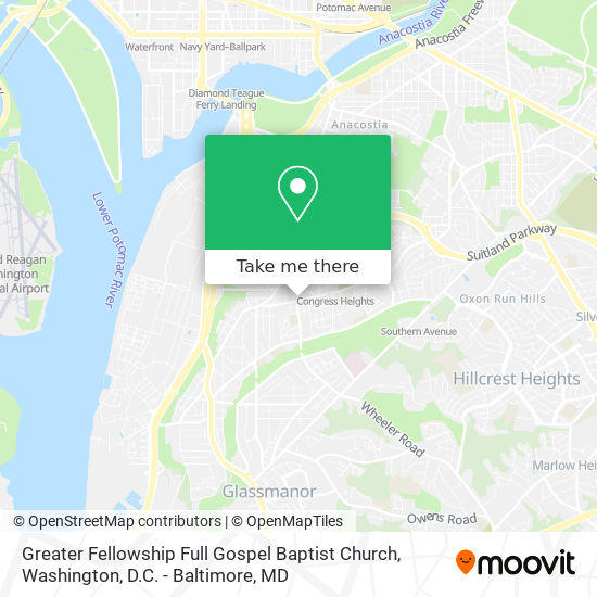 Greater Fellowship Full Gospel Baptist Church map