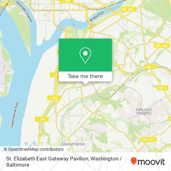 Mapa de St. Elizabeth East Gateway Pavilion