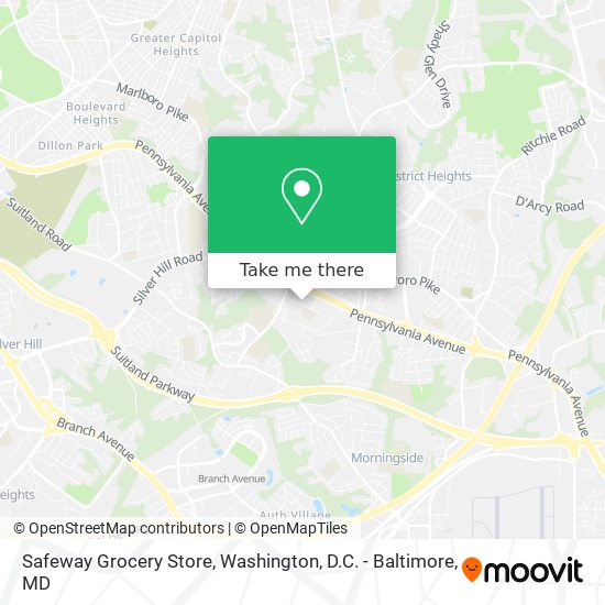 Safeway Grocery Store map