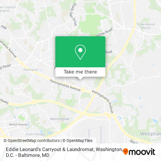 Mapa de Eddie Leonard's Carryout & Laundromat